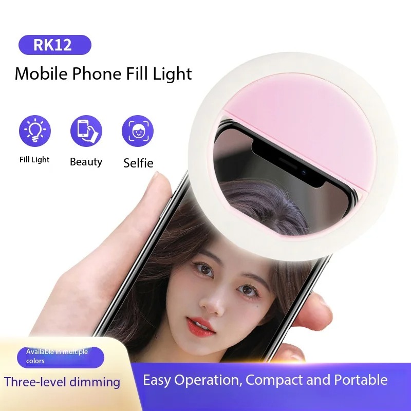 Photography Lighting Ring - Aro de luz LED recargable con