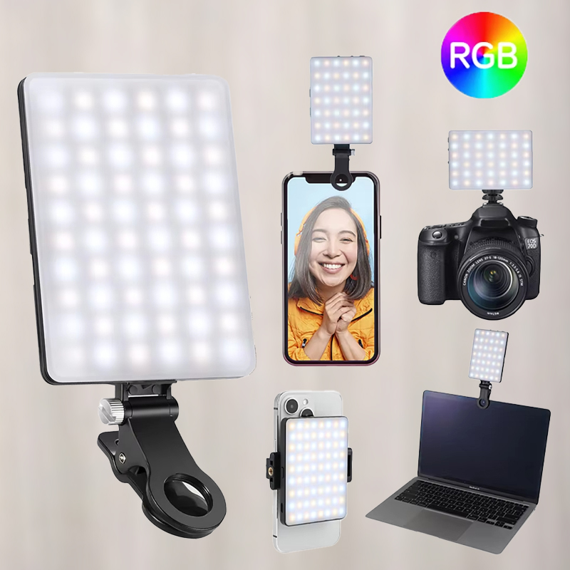 Photography Lighting Video - Mini Lámpara LED RGB de Relleno,