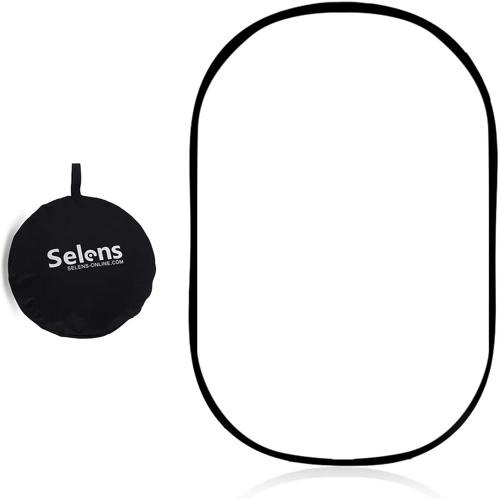 Photography Lighting Reflector - Selens-difusor blanco, difusor de luz plegable,