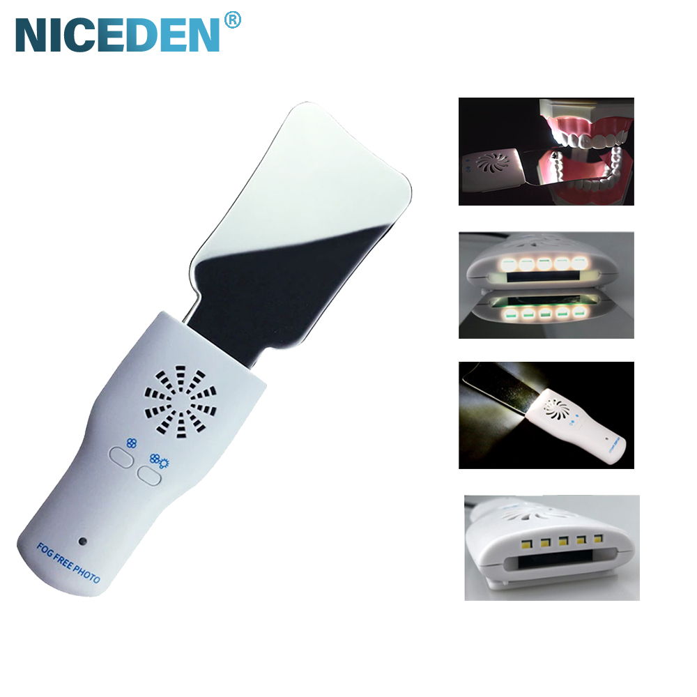 Photography Lighting Reflector - Juego de espejo antiniebla Dental, Reflector