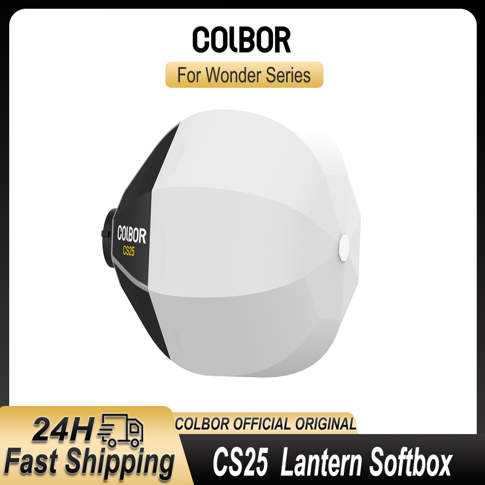 Photography Lighting Softbox - COLBOR CS25 25CM linterna plegable portátil