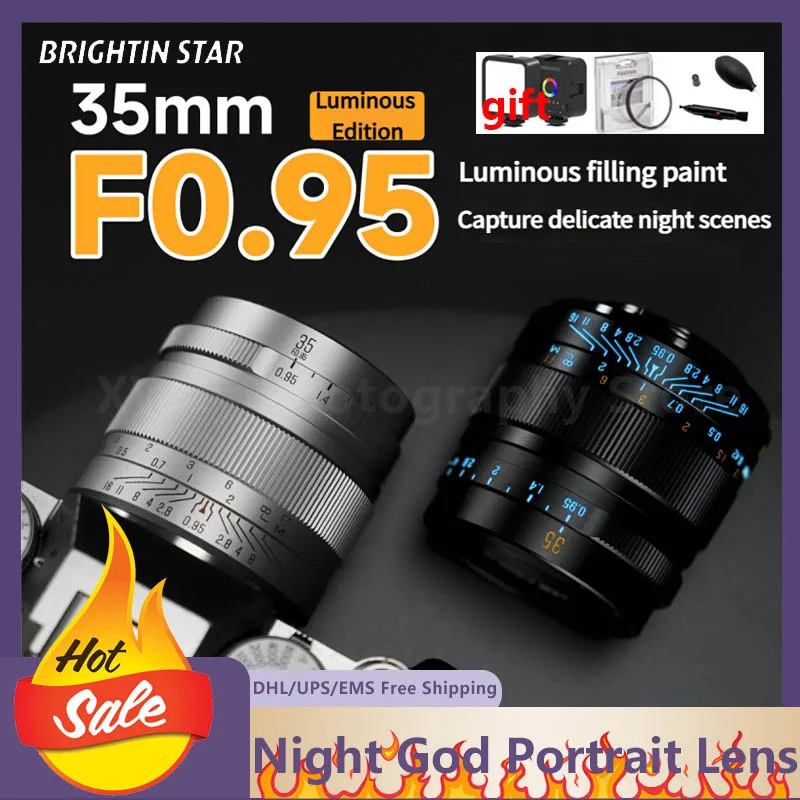 Photography Still Life Lighting - Brightin Star lente luminosa 35Mm F0.95