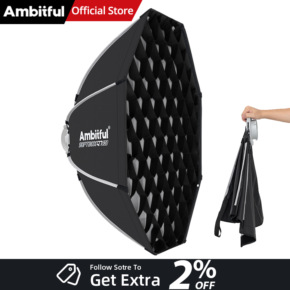 Photography Lighting Softbox - AMBITFUL Q7II 55/65/90cm Softbox Octagonal con