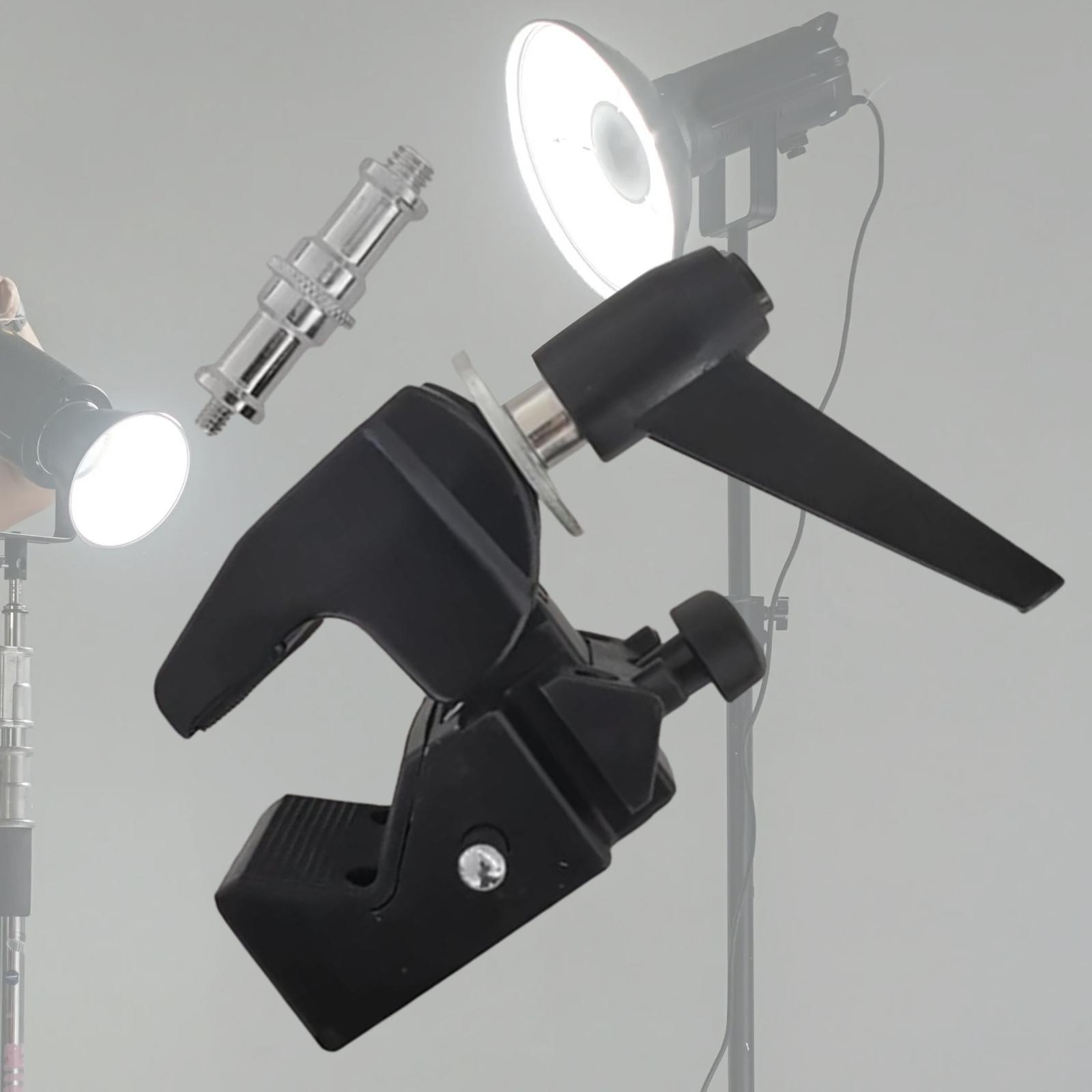 Photography Lighting Mounting Hardware - Abrazadera de luz para fotografía, Super