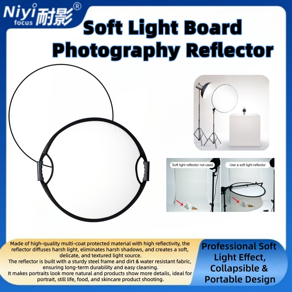 Photography Still Life Lighting - Reflector de Fotografía Plegable y Portátil,