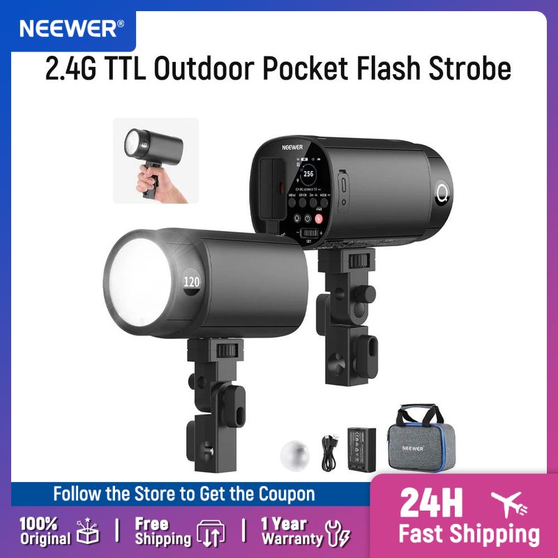 Portable Strobe Monolight - NEEWER Flash de Bolsillo TTL de