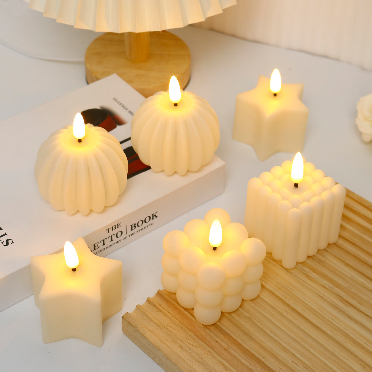Vela LED en Forma de Cubo para - Photography And Lighting reseña y precio