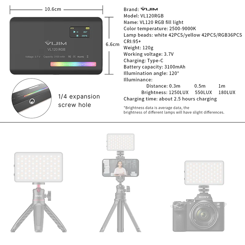 Nueva Luz de Relleno RGB de Bo - Photography And Lighting reseña y precio