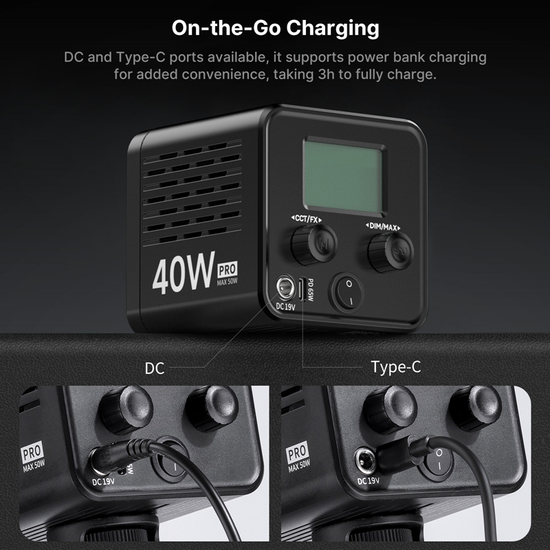 Ulanzi L023 40W Pro Luz de víd - Photography Lighting Wireless reseña y precio