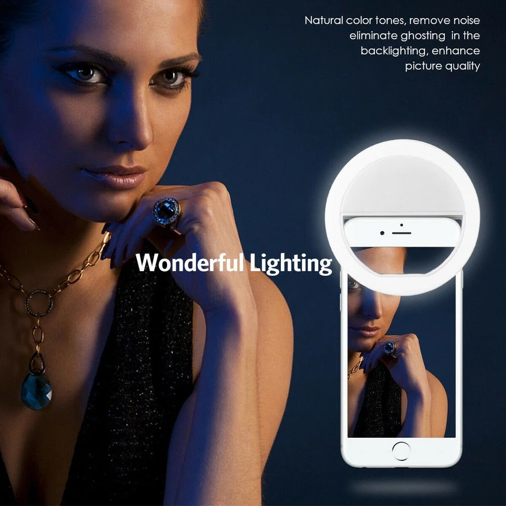 Luz LED de relleno para selfie - Photography Lighting Effects reseña y precio