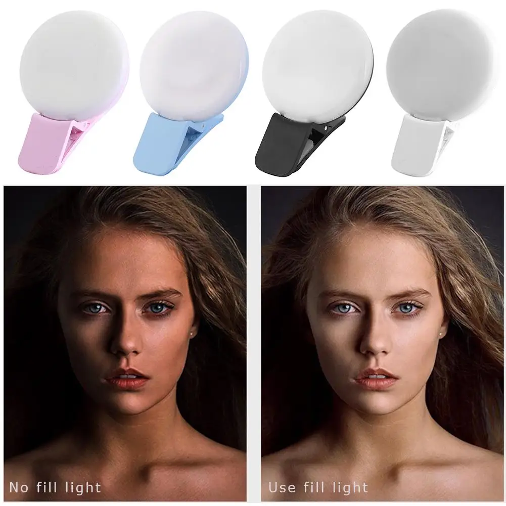 Anillo de luz LED para Selfie  - Photography Lighting Effects reseña y precio