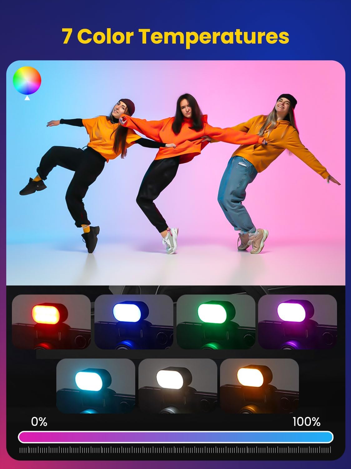 AOCHUAN Mini RGB Luz de rellen - Photography Lighting Video reseña y precio