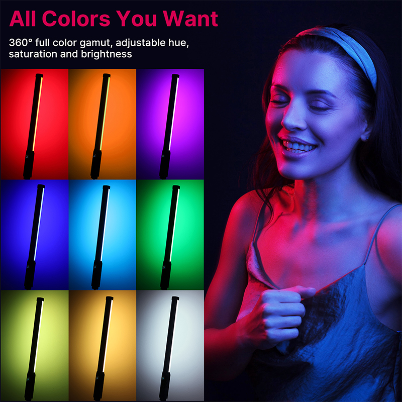 Ulanzi VL119 luz de palo color - Photography Lighting Wireless reseña y precio