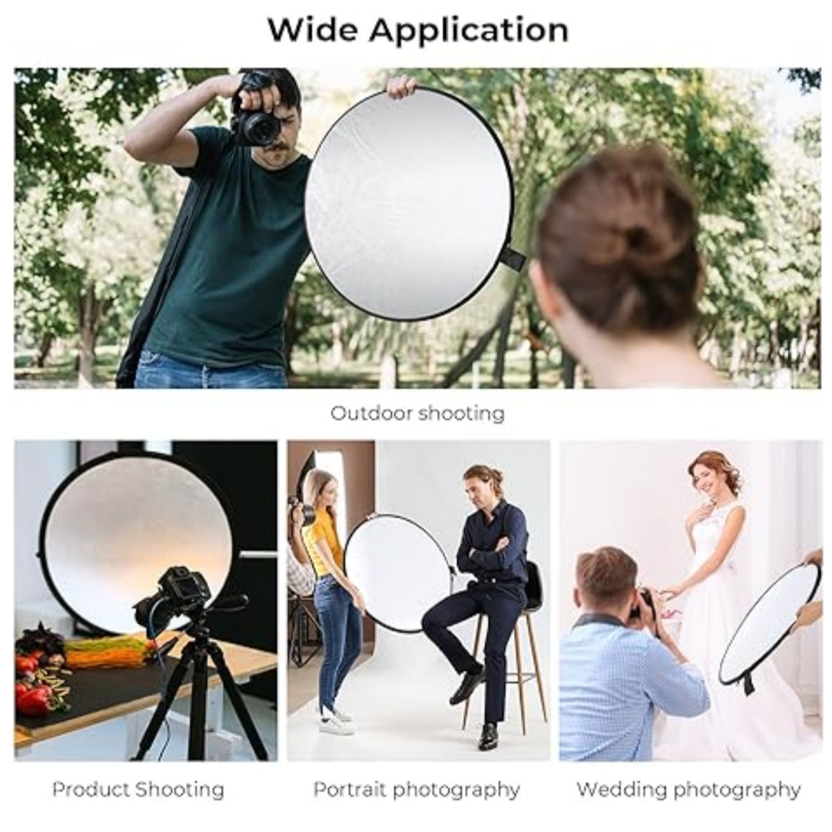 HUANYINGBJB Reflector de fotog - Photography Lighting Reflector reseña y precio