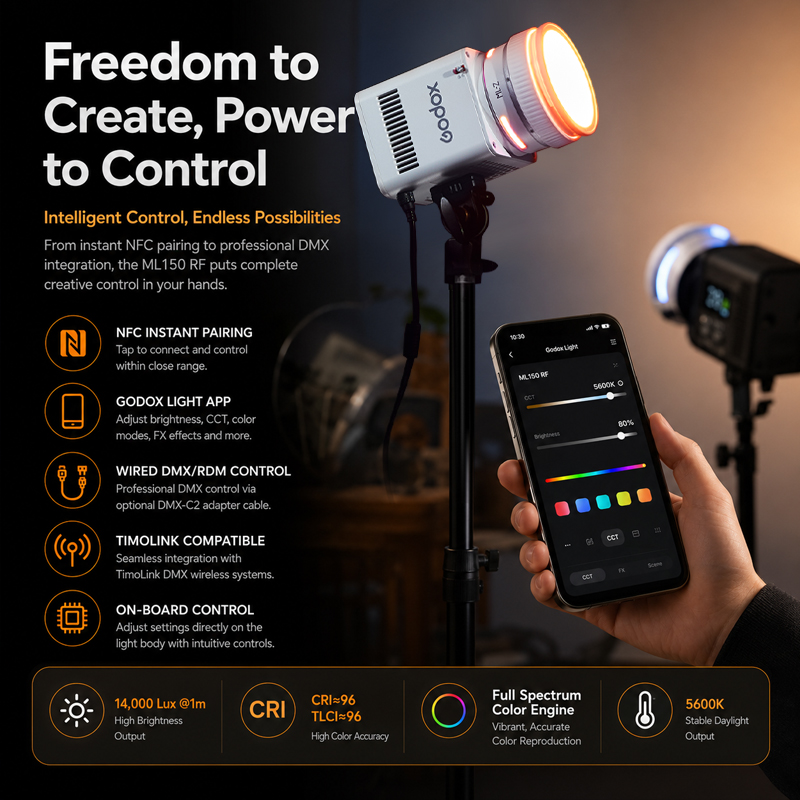 Luz de Video LED a Todo Color  - Photography Lighting Wireless reseña y precio