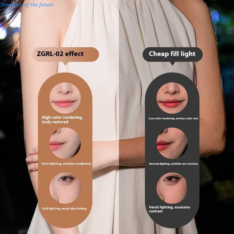 Luz vídeo portátil con agarre  - Photography Lighting Ring reseña y precio