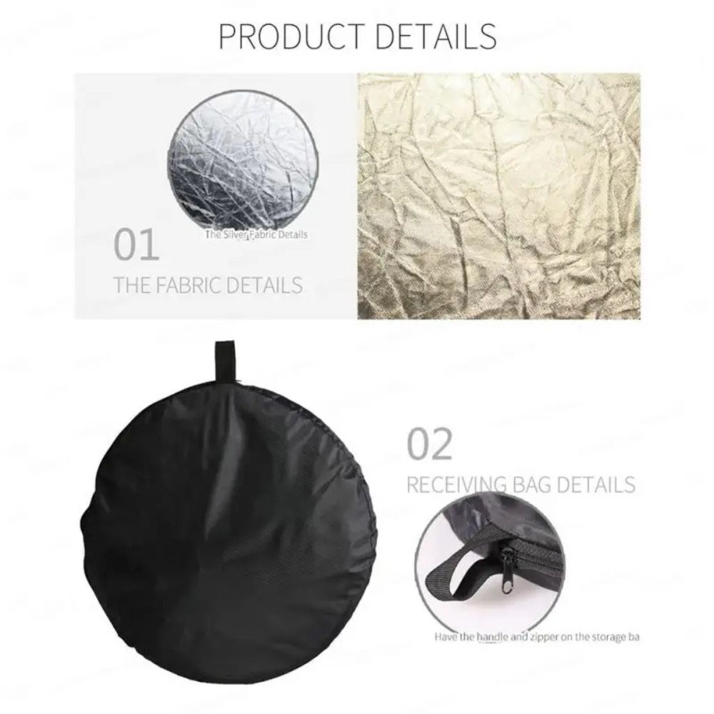 Reflector de luz redonda plega - Photography Lighting Reflector reseña y precio