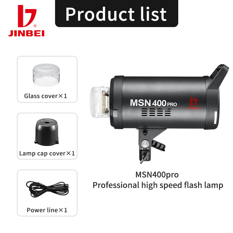 JINBEI MSN 400PRO 400WS GN66 1 - Good Lighting In Photography reseña y precio