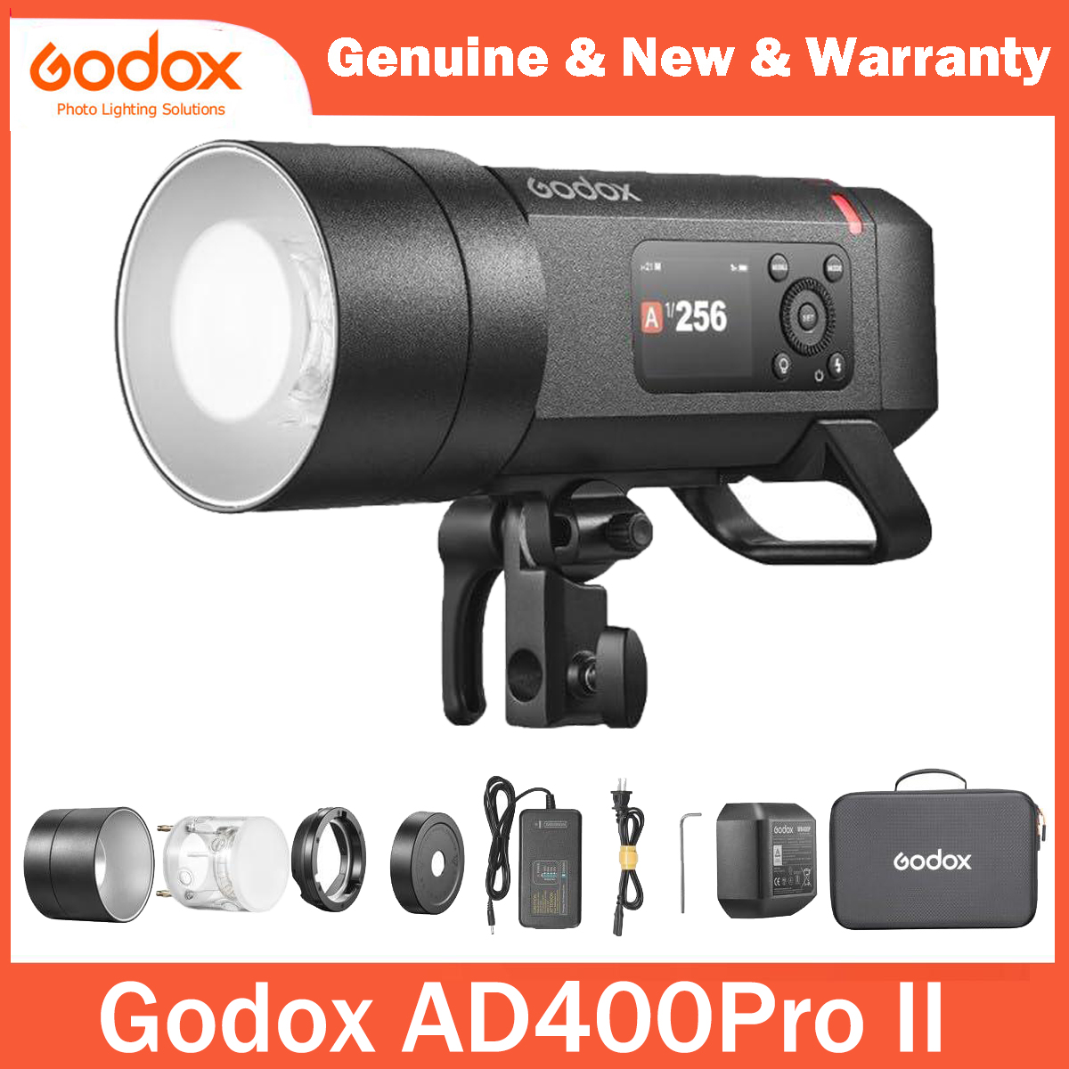 Godox AD400 Pro II AD400Pro II - Portable Strobe Monolight reseña y precio
