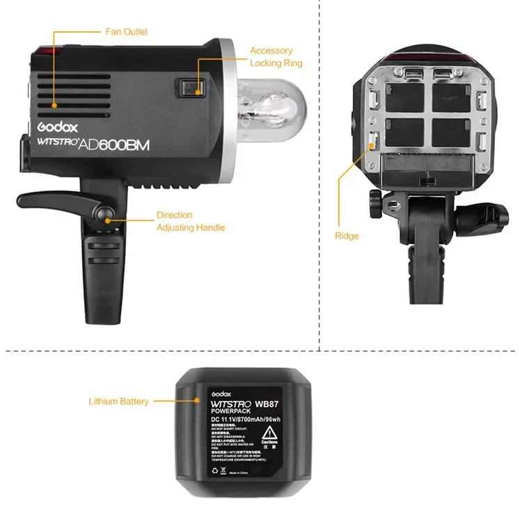 Flash de estudio portátil AD60 - Photography And Lighting reseña y precio