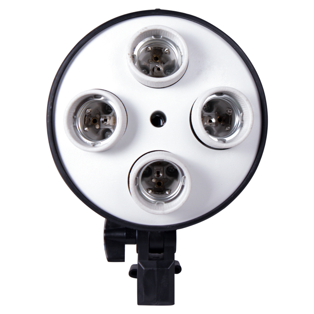 Base de cuatro portalámparas E - Photography Lighting Softbox reseña y precio