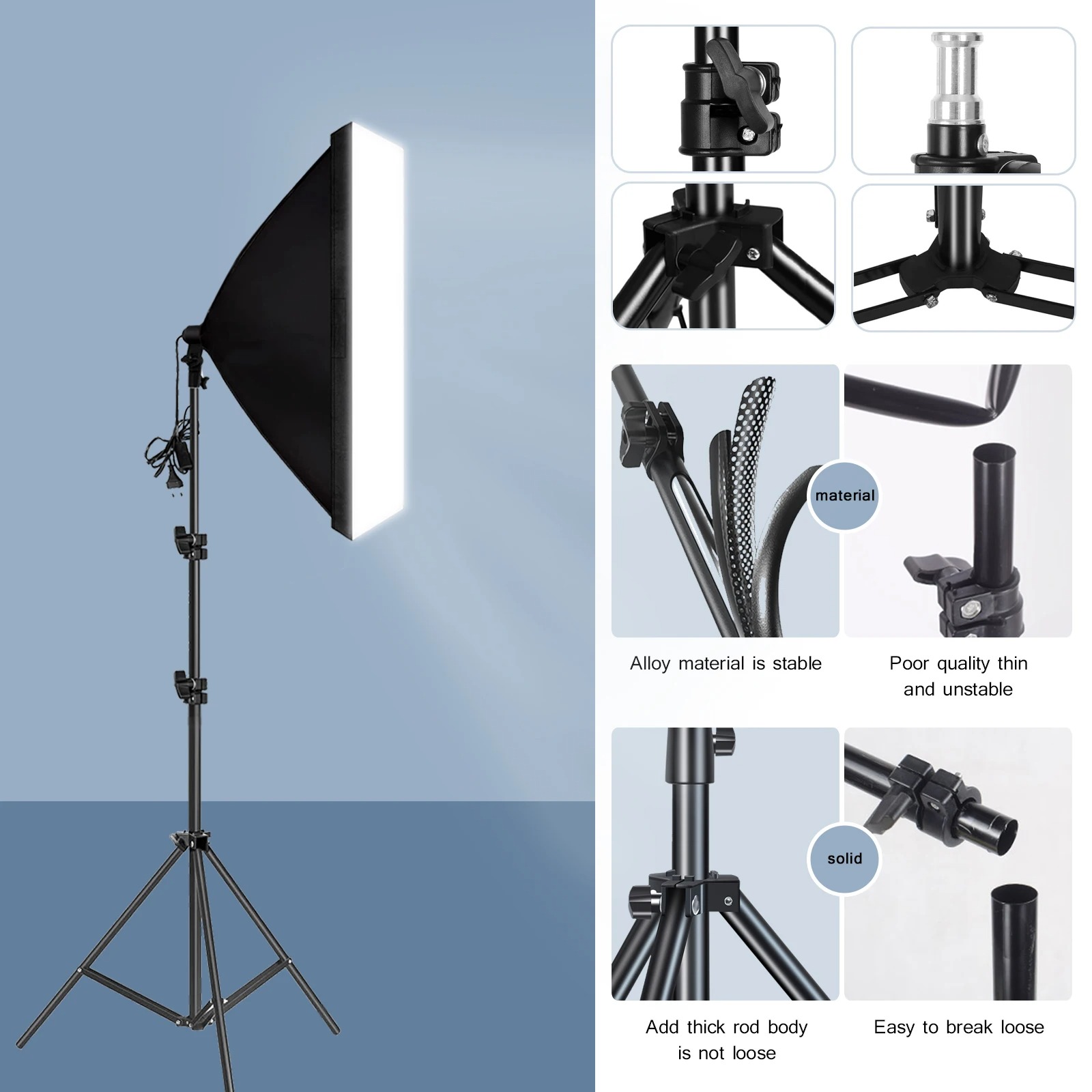 Softbox de fotografía profesio - Photography Lighting Softbox reseña y precio