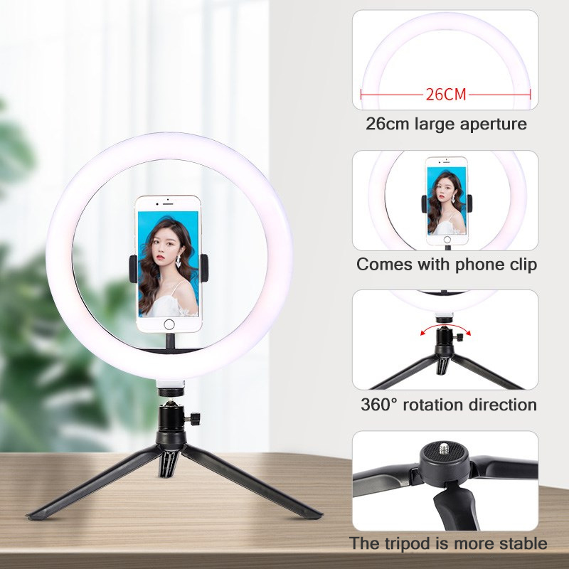 Anillo Led de 26cm y 10 pulgad - Photography Lighting Effects reseña y precio