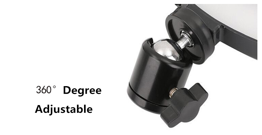 Anillo de luz LED para selfies - Photography Lighting Effects reseña y precio