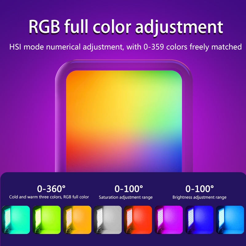 Luz de relleno RGB portátil, l - Photography Lighting Effects reseña y precio
