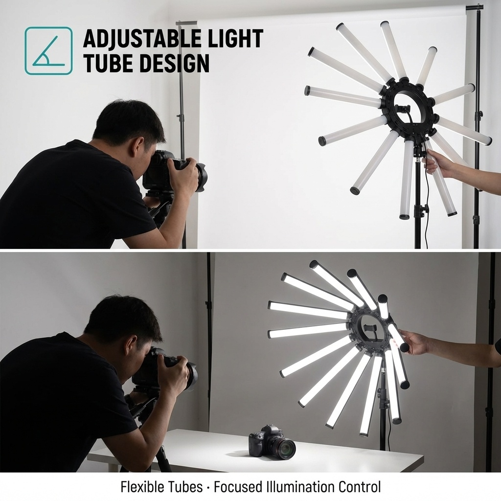 Kit de Iluminación Fotográfica - Photography Lighting Ring reseña y precio