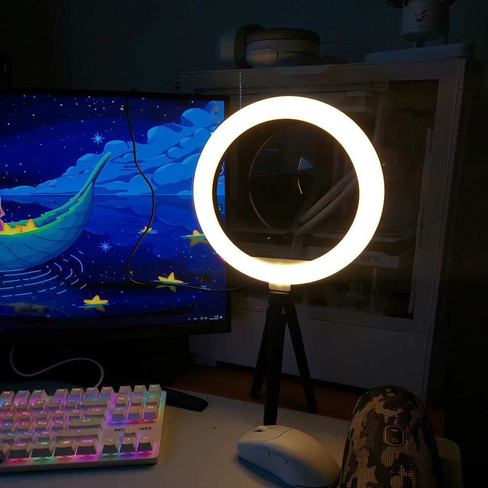 Luz de tiro de 26 cm Anillo de - Photography Lighting Ring reseña y precio
