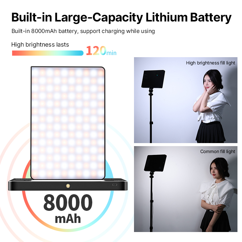 Ulanzi LT003 15W RGB luz de ví - Photography Lighting Wireless reseña y precio