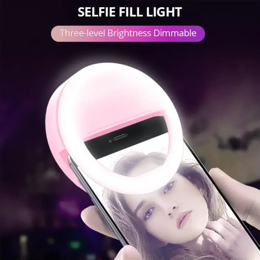 Anillo de luz LED para Selfie, - Photography Lighting Effects reseña y precio