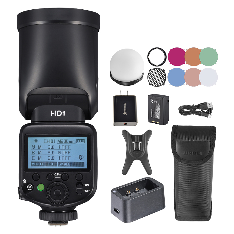 Flash para cámara JINBEI HD-1, - Good Lighting In Photography reseña y precio