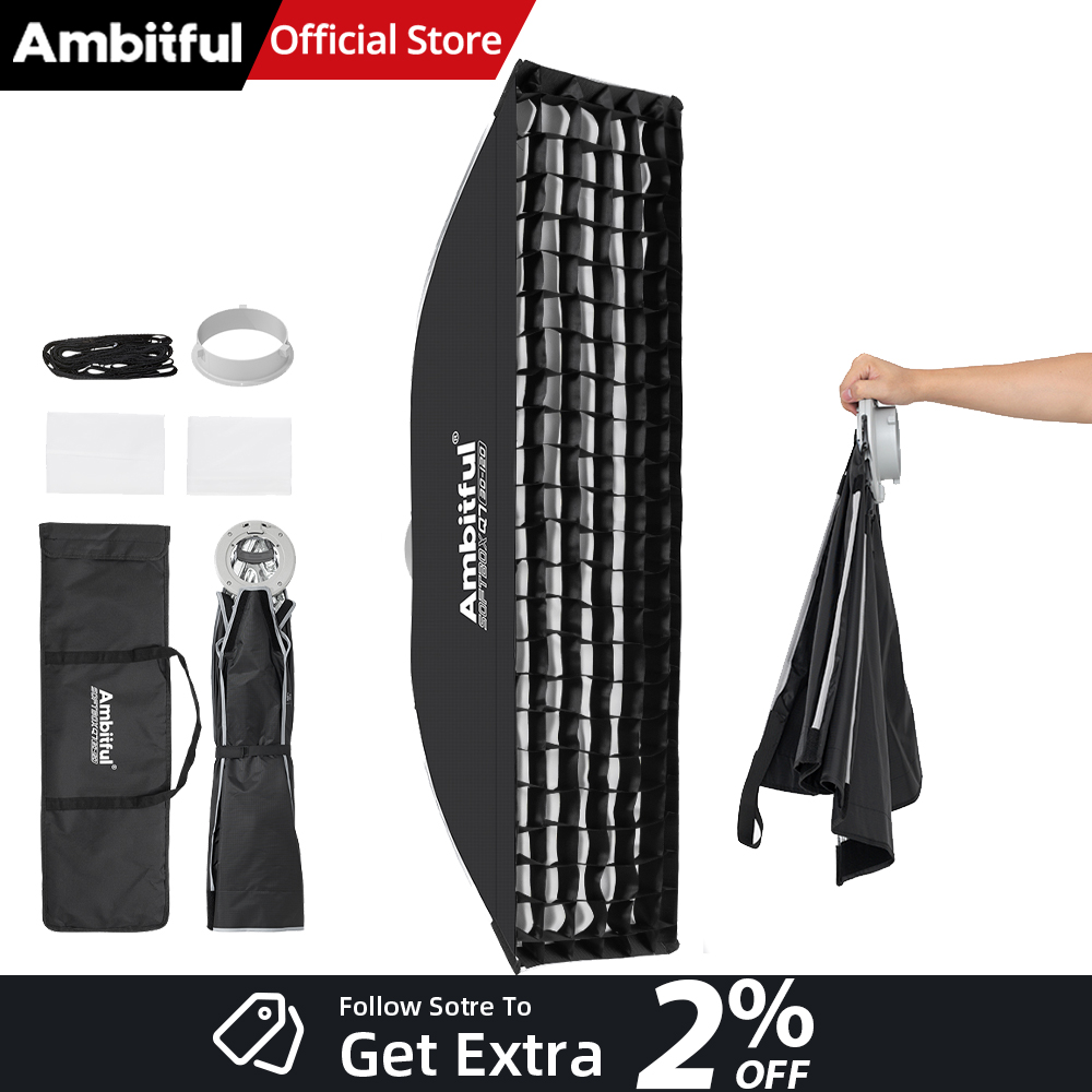 AMBITFUL Q7-II 30*120cm Softbo - Photography Lighting Softbox reseña y precio