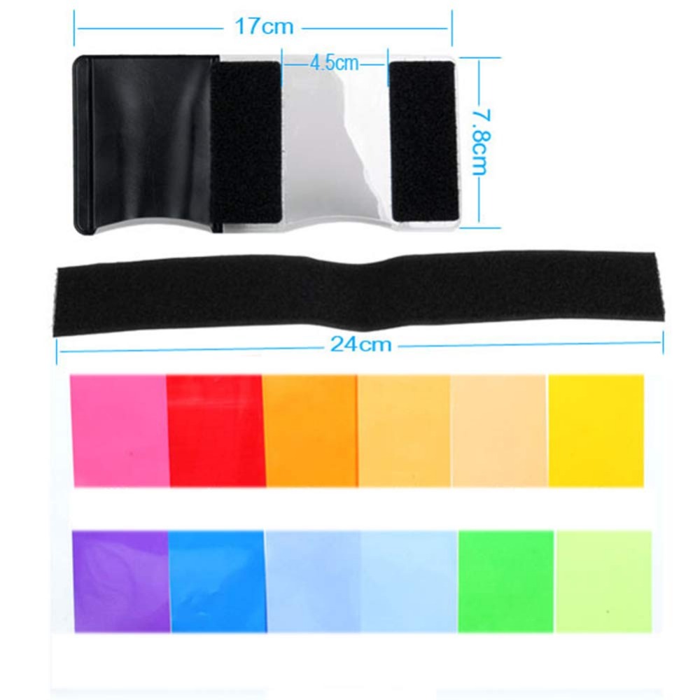 Kit de 12 Filtros de Gel para  - Photography Lighting With Flash reseña y precio