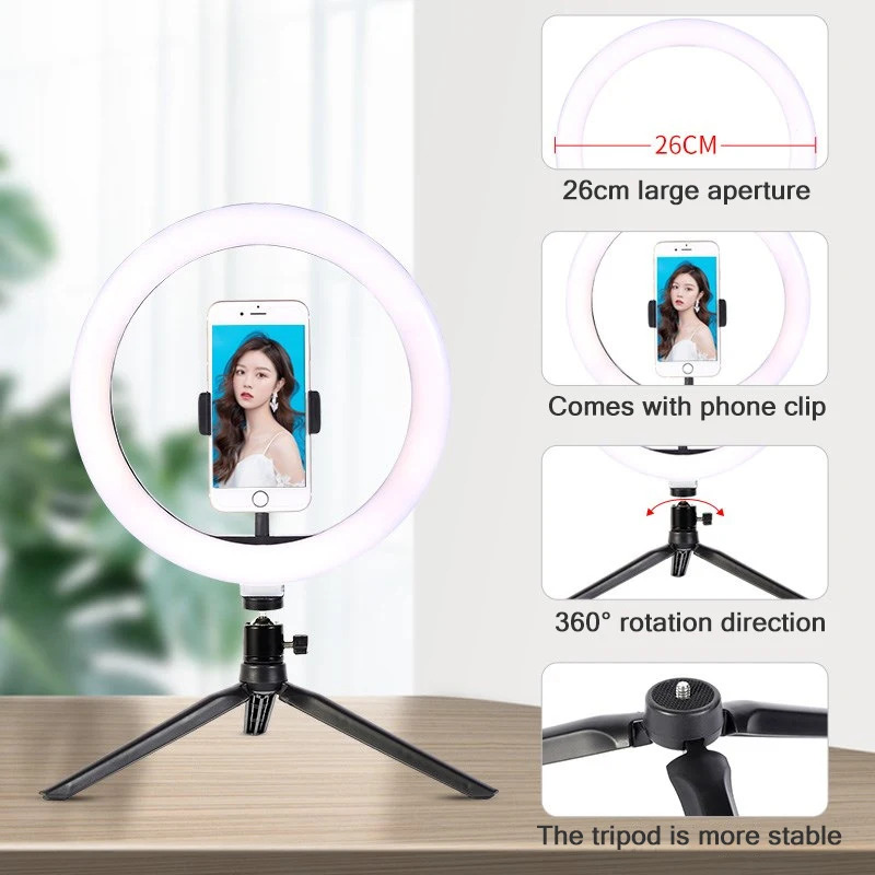 Aro de Luz LED de 10 Pulgadas  - Photography Lighting Ring reseña y precio