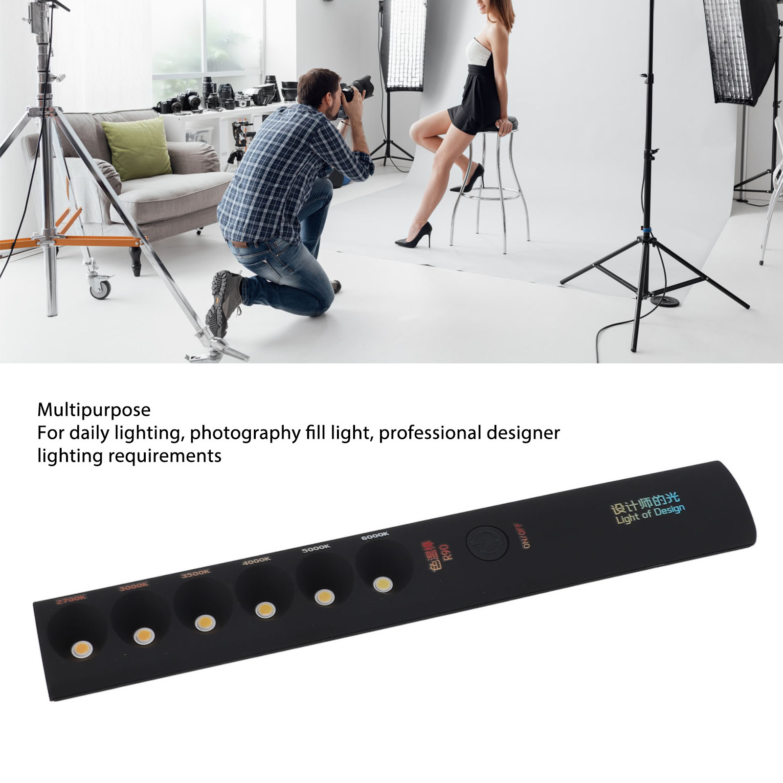 Varita de luz de vídeo portáti - Photography Lighting Video reseña y precio