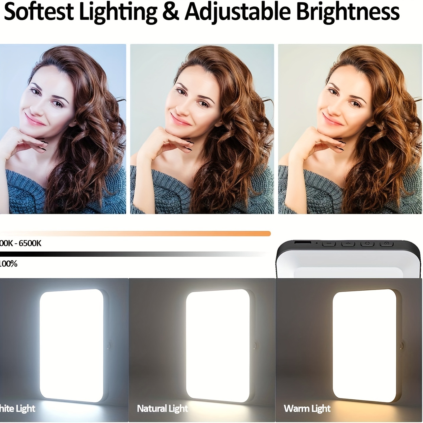 Luz LED magnética recargable p - Photography Lighting Video reseña y precio