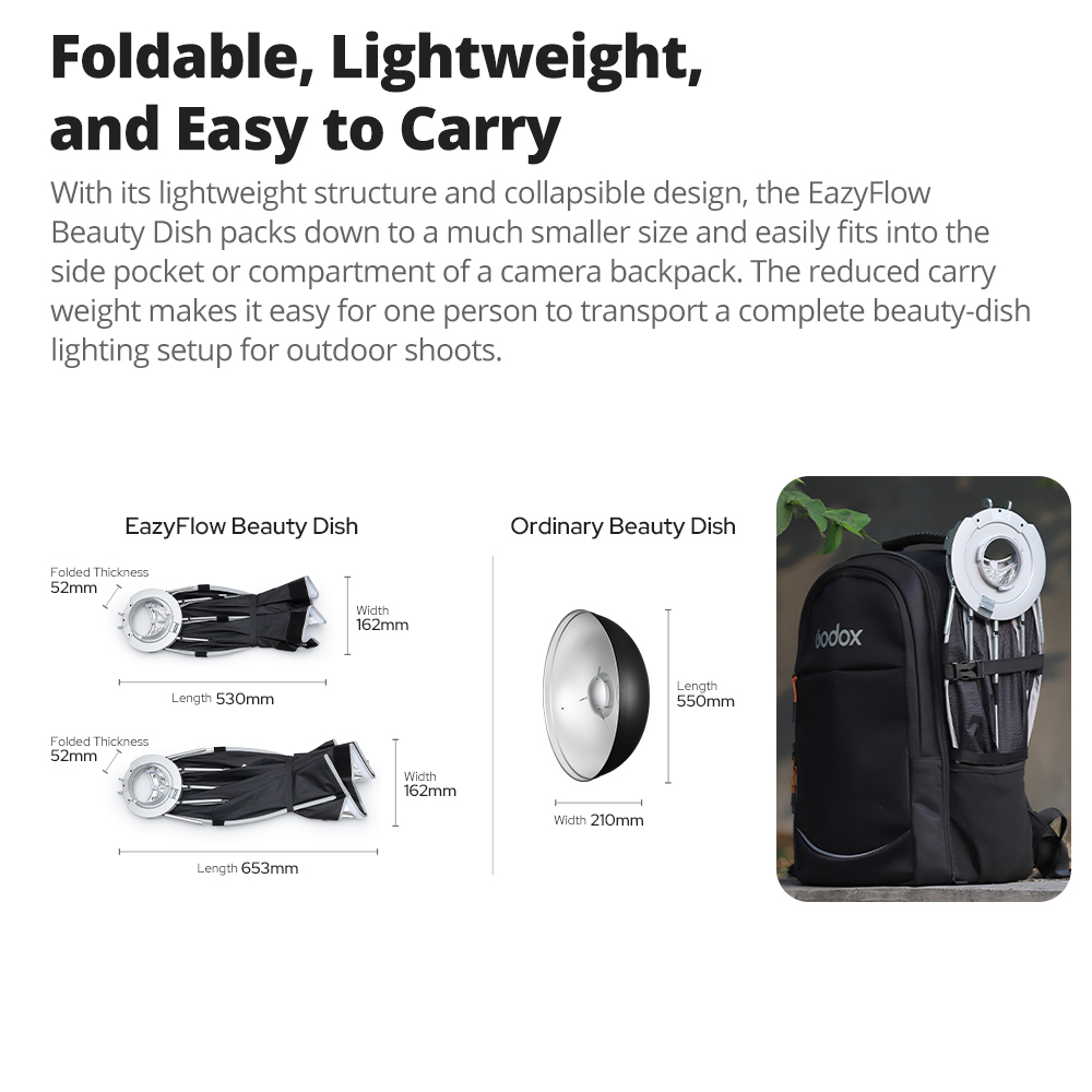 Nuevo Godox EazyFlow Beauty Di - Photography Lighting With Flash reseña y precio