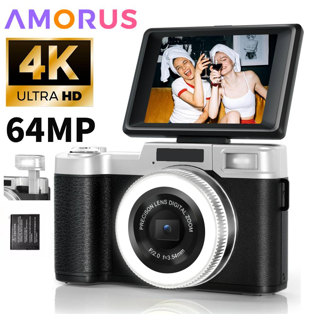 Cámara Digital 4K de 64MP para - Photography Lighting For Beginners reseña y precio