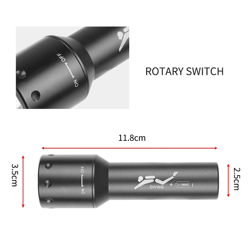Nueva Linterna de Buceo LED T6 - Photography And Lighting reseña y precio