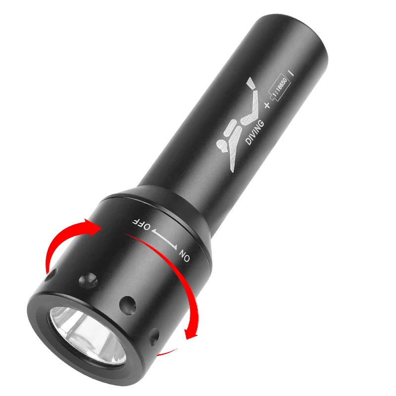 Nueva Linterna de Buceo LED T6 - Photography And Lighting reseña y precio