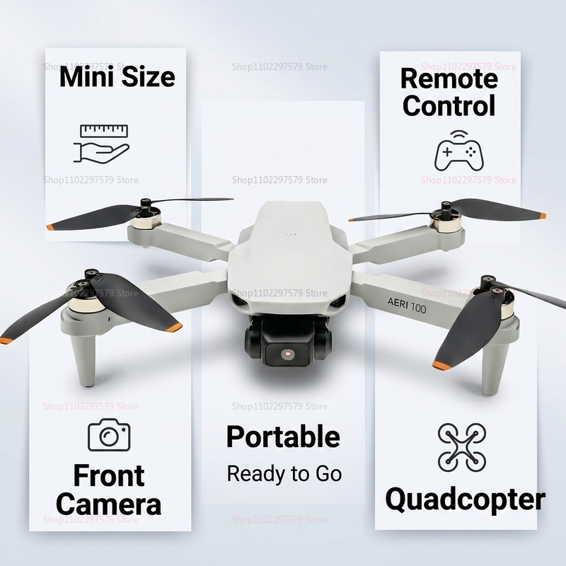 Dron AERI 100 con Gafas FPV VR - Learn Photography Lighting reseña y precio