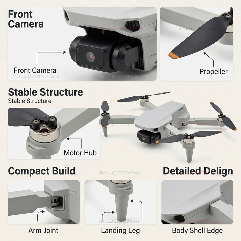 Dron AERI 100 con Gafas FPV VR - Learn Photography Lighting reseña y precio
