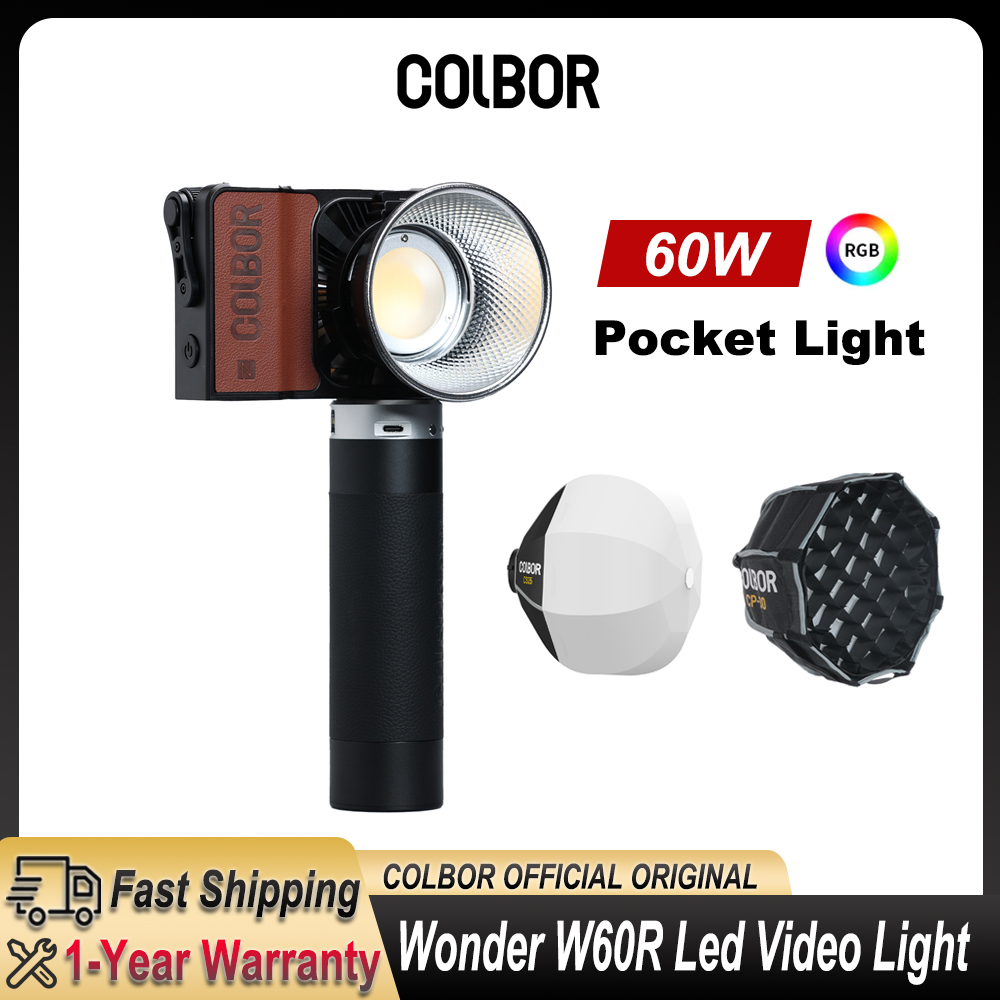 Luz de Video LED RGB Colbor Wo - Photography Lighting Wireless reseña y precio