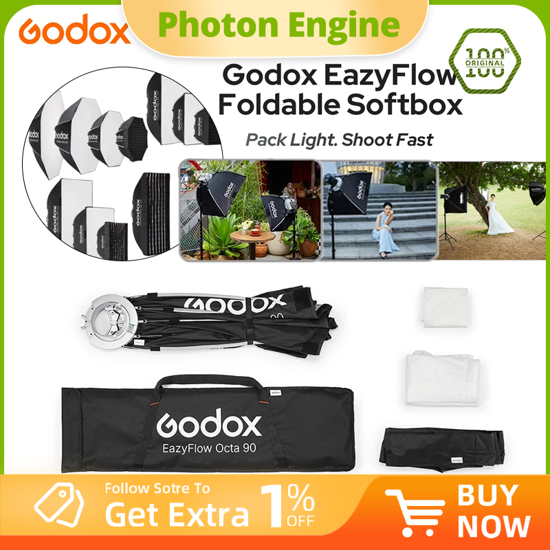 Difusor de luz plegable de la  - Photography Lighting Softbox reseña y precio