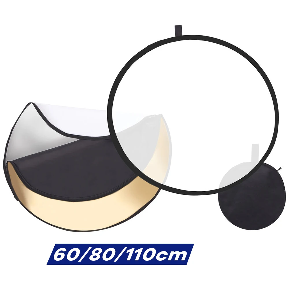 60/80/110cm 5 en 1 disco refle - Photography Lighting Reflector reseña y precio