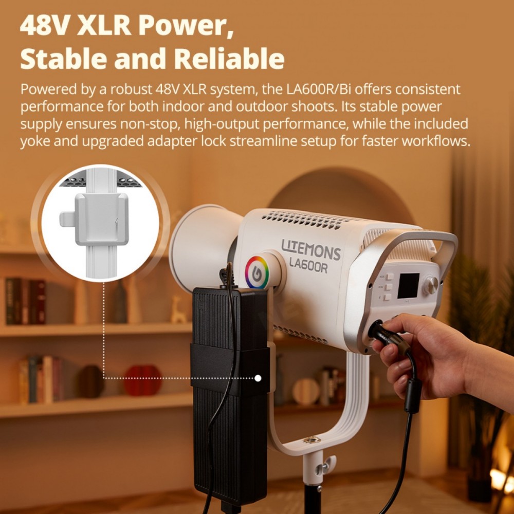 Luz LED Godox LITEMONS LA600Bi - Photography Lighting Wireless reseña y precio